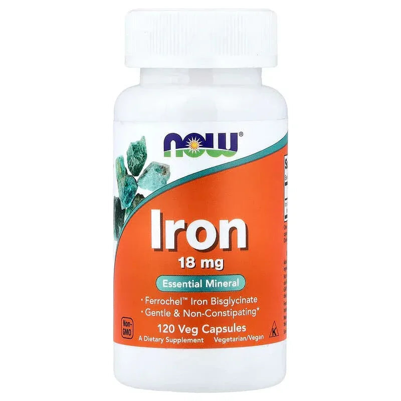 NOW Foods, Iron, 18 mg & 36 mg