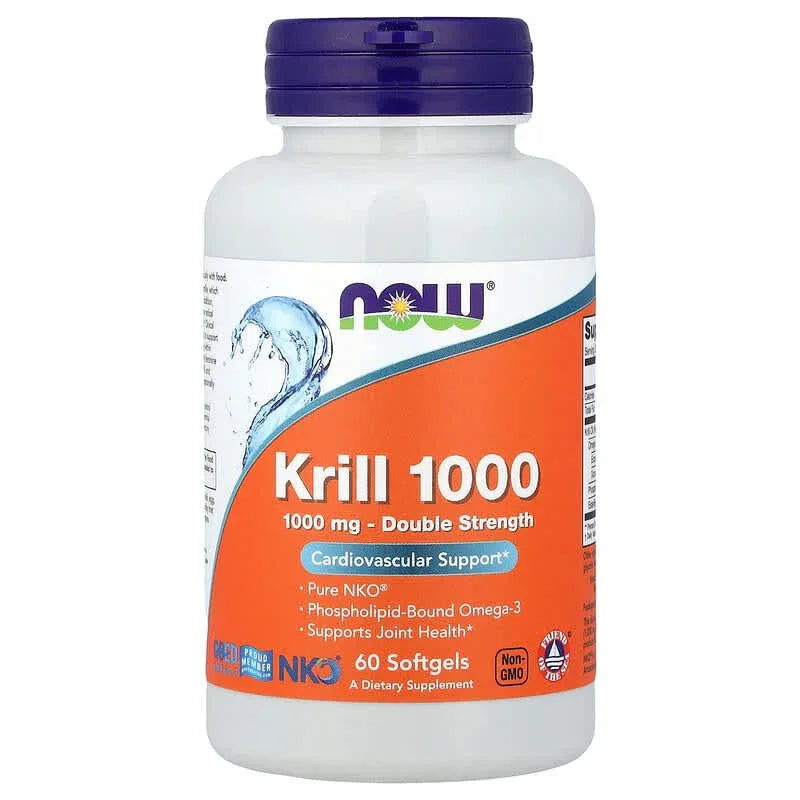 NOW Foods, Krill 1000, 1,000 mg, Softgels