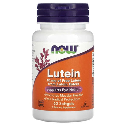 NOW Foods, Lutein, 10 mg, Softgels