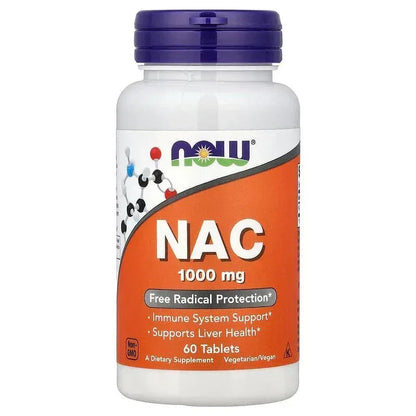 NOW Foods, NAC, 1,000 mg, 60 Tablets