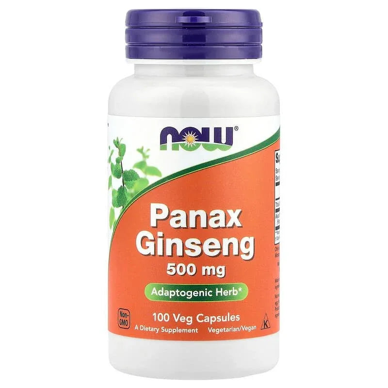 NOW Foods, Panax Ginseng , 500 mg, Veg Capsules