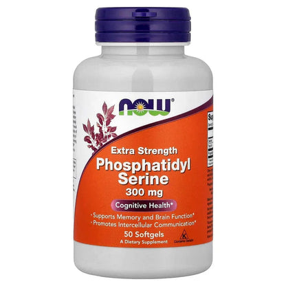 NOW Foods, Phosphatidyl Serine, 300 mg, 50 Softgels