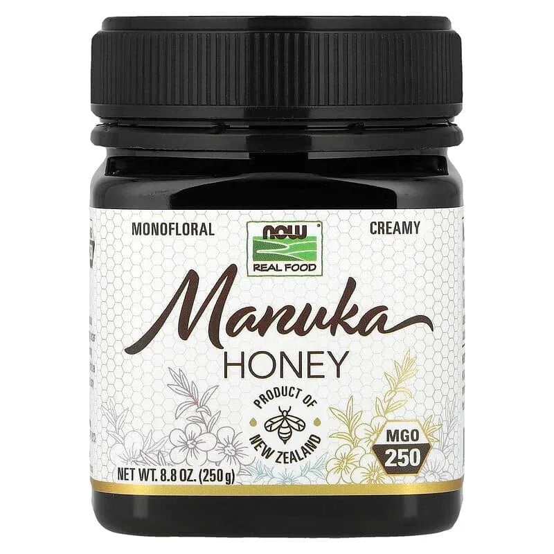NOW Foods, Real Food, Manuka Honey, MGO 250, 8.8 oz (250 g)