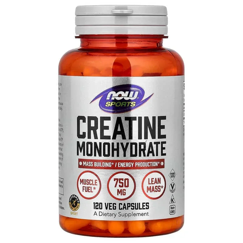 NOW Foods, Sports, Creatine Monohydrate (0.75 g per Capsule)