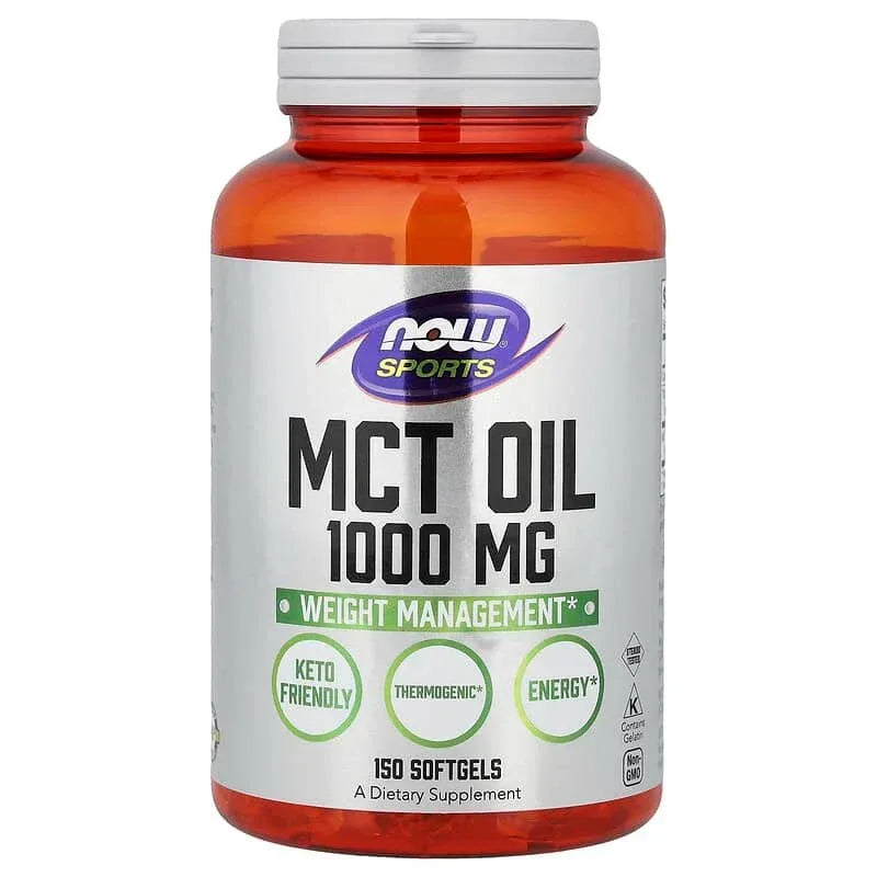NOW Foods, Sports, MCT Oil, 1,000 mg, 150 Softgels