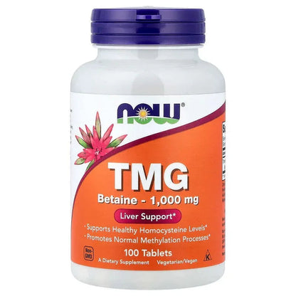NOW Foods, TMG, 1,000 mg, 100 Tablets