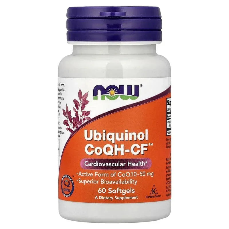 NOW Foods, Ubiquinol CoQH-CF™, 50 mg, 60 Softgels