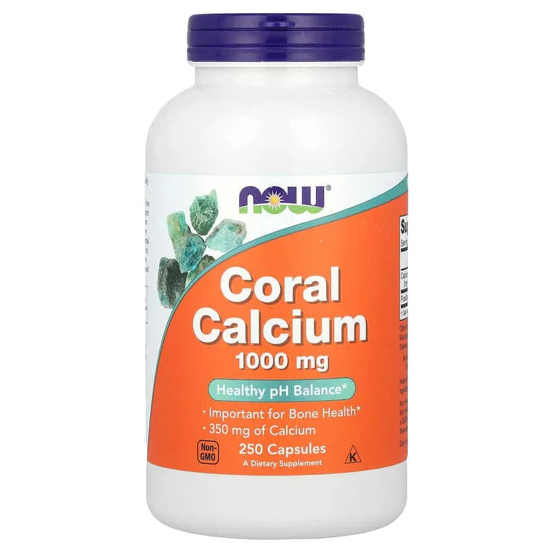 NOW Foods, Coral Calcium, 350 mg, Capsules