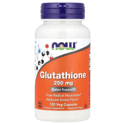 NOW Foods, Glutathione With Milk Thistle Extract & Alpha Lipoic Acid, 60 Veg Capsules