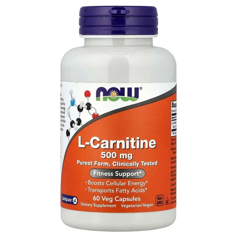 NOW Foods, L-Carnitine, Veg Capsules