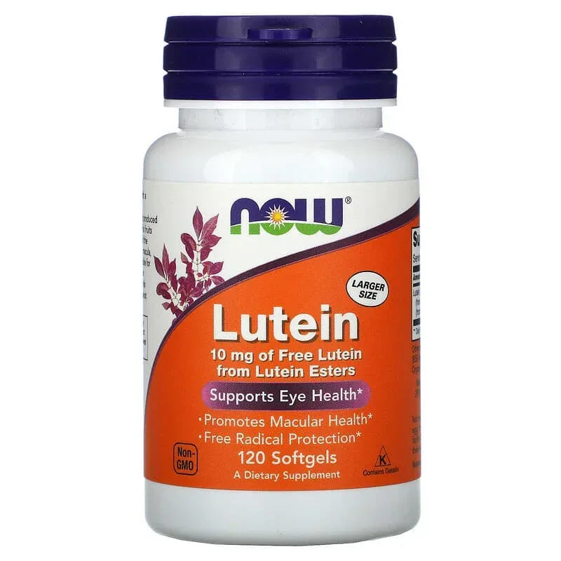 NOW Foods, Lutein, 10 mg, Softgels