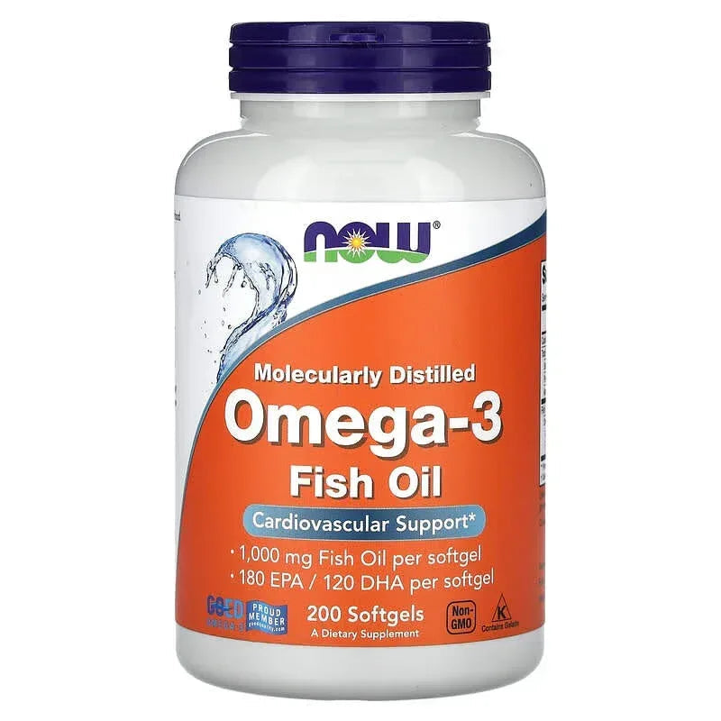 NOW Foods, Omega-3 Fish Oil, Softgels