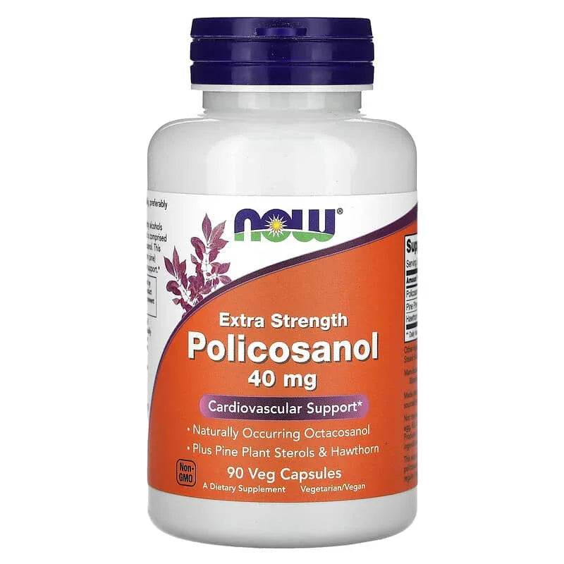 NOW Foods, Policosanol, 90 Veg Capsules