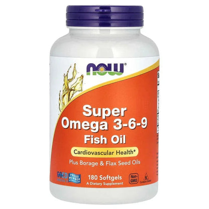 NOW Foods, Super Omega 3-6-9 Fish Oil, Softgels