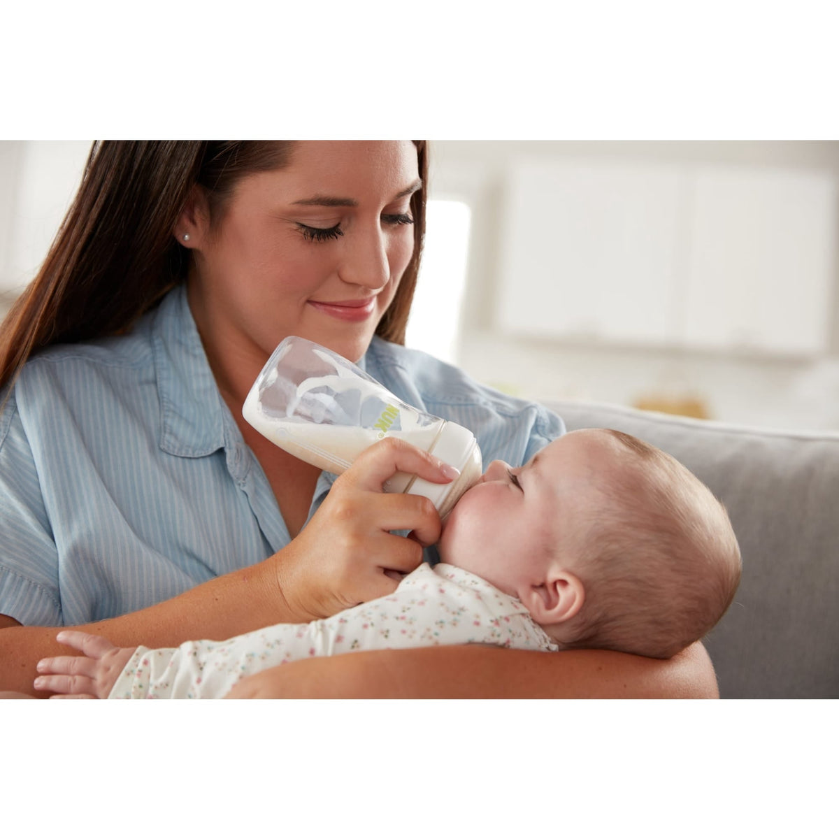 NUK Simply Natural Bottle with SafeTemp, 5 oz