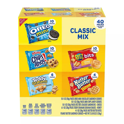 Nabisco Classic Mix Cookie & Cracker Variety Pack, 40 pk./1 oz.