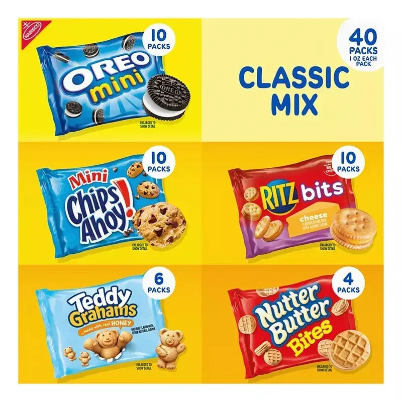 Nabisco Classic Mix Cookie & Cracker Variety Pack, 40 pk./1 oz.