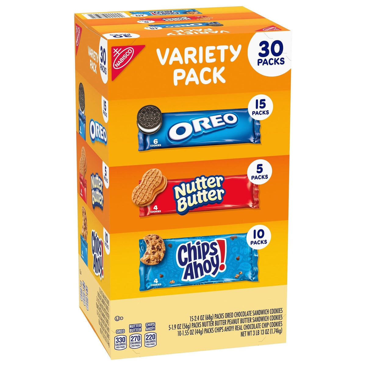 Nabisco Cookie Variety Pack, 30 pk.