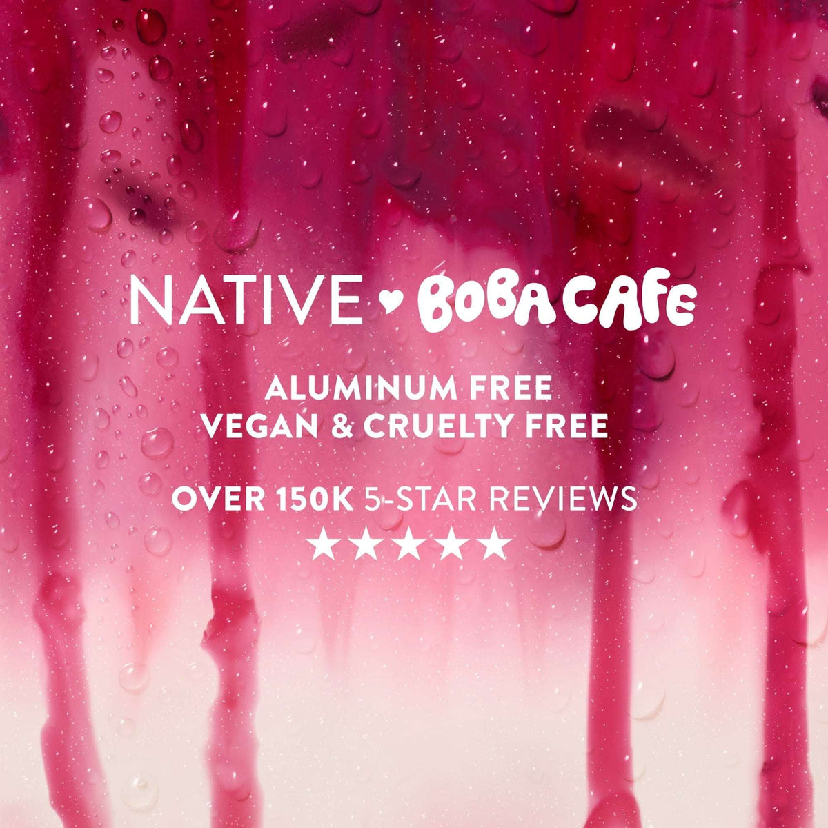 Native Body Wash, Limited Edition Berry Blossom Tea, Sulfate Free Body Wash for Women & Men, Boba Café, 18 fl oz