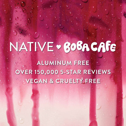 Native Body Wash, Limited Edition Berry Blossom Tea, Sulfate Free Body Wash for Women & Men, Boba Café, 18 fl oz