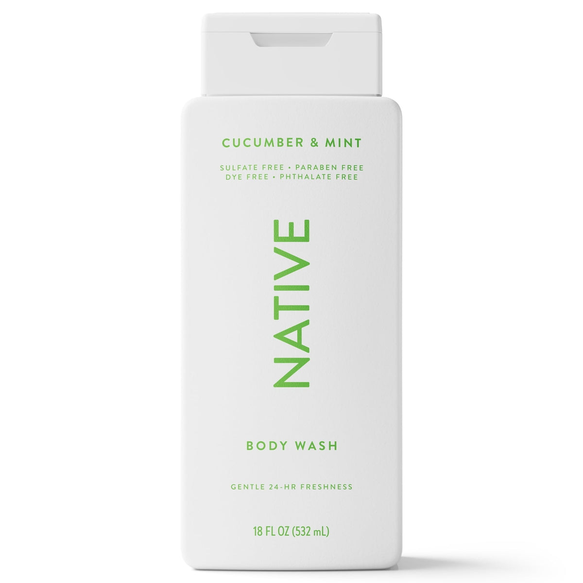 Native Body Wash, Cucumber & Mint, for Women & Men, 18 fl oz