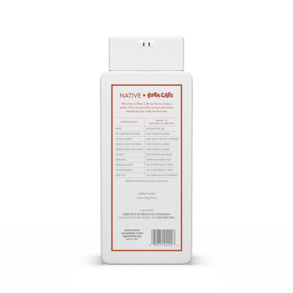 Native Body Wash, Limited Edition Brown Sugar Boba, Sulfate Free Body Wash for Women & Men, Boba Café, 18 fl oz