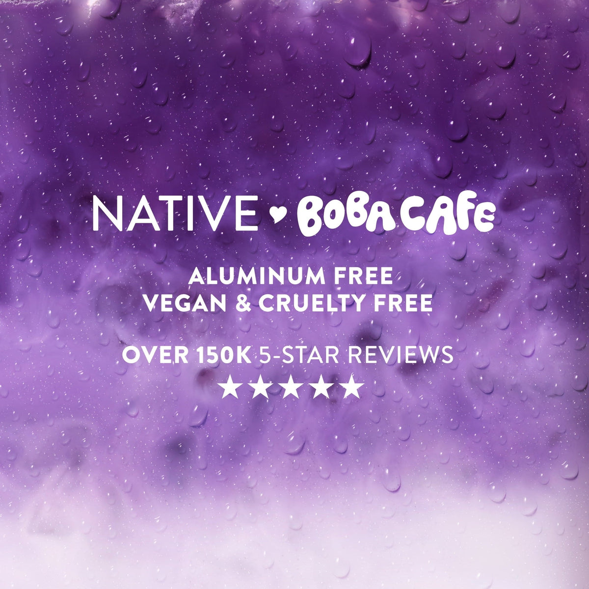 Native Body Wash, Limited Edition Coconut Ube, Sulfate Free Body Wash for Women & Men, Boba Café, 18 fl oz