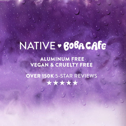 Native Body Wash, Limited Edition Coconut Ube, Sulfate Free Body Wash for Women & Men, Boba Café, 18 fl oz