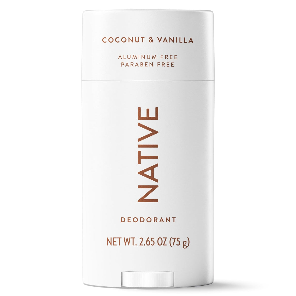 Native Deodorant, Aluminum Free, Coconut & Vanilla, Deodorant for Women and Men, 2.65 oz