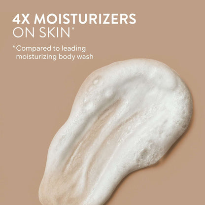 Native Moisturizing Body Wash, Cocoa Butter & Vanilla, Sulfate Free, 24hr Moisturization with Shea Butter, for Women & Men for Dry Skin, 22 fl oz
