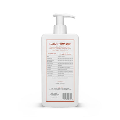 Native Moisturizing Conditioner, Limited Edition Brown Sugar Boba, Silicone Free Conditioner for Women and Men, Boba Café, 16.5 fl oz