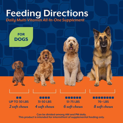 NaturVet Daily Multi-Vitamin All-In-One Supplement for Dogs, 240 ct.