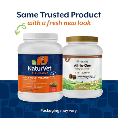 NaturVet Daily Multi-Vitamin All-In-One Supplement for Dogs, 240 ct.