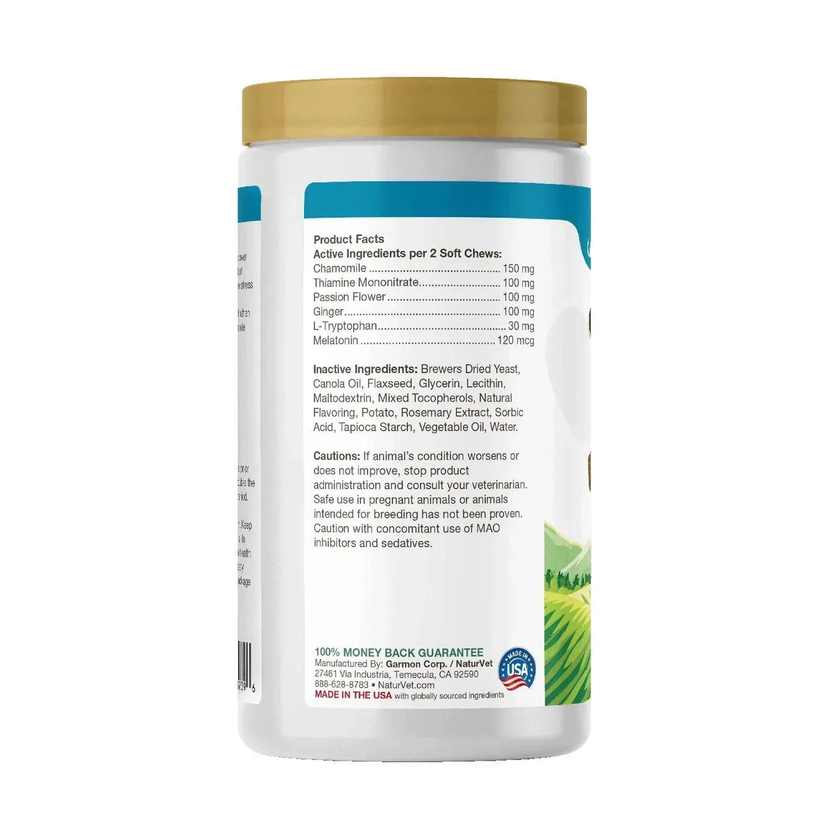 NaturVet, Quiet Moments Plus Melatonin, Soft Chews for Dogs, 240 ct.