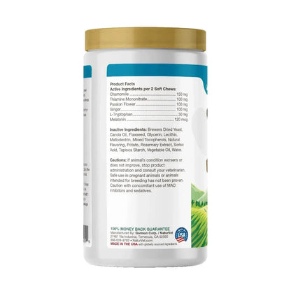 NaturVet, Quiet Moments Plus Melatonin, Soft Chews for Dogs, 240 ct.