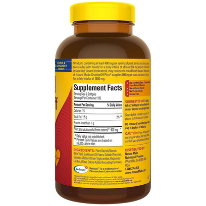 Nature Made CholestOff Plus Softgels, 210 ct.