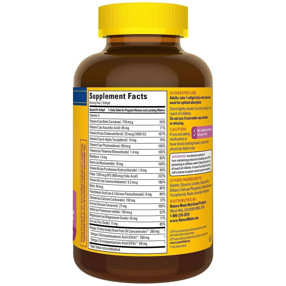 Nature Made Prenatal Multivitamin Softgels, 150 ct.