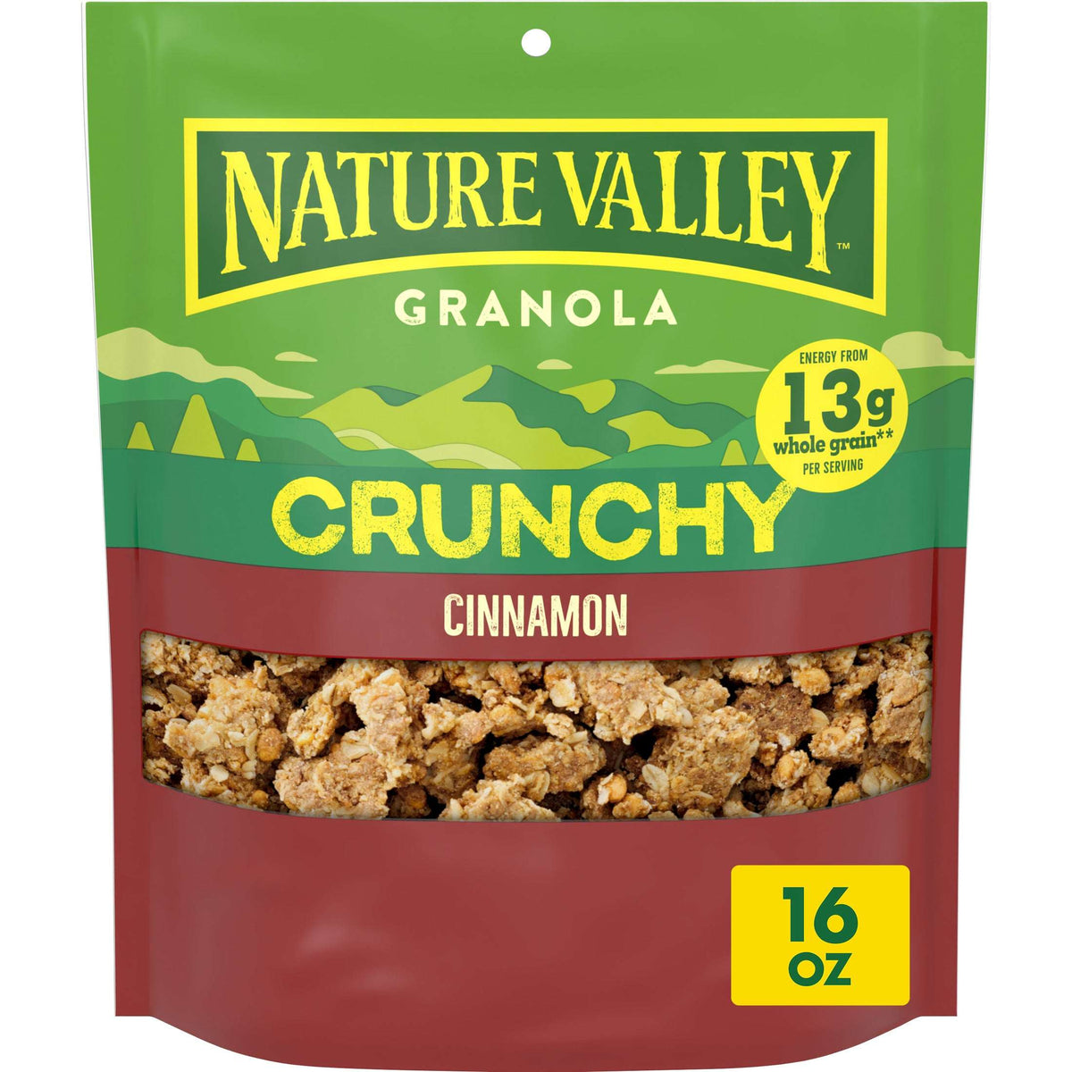 Nature Valley Crunchy Cinnamon Granola Pouch, 16 oz