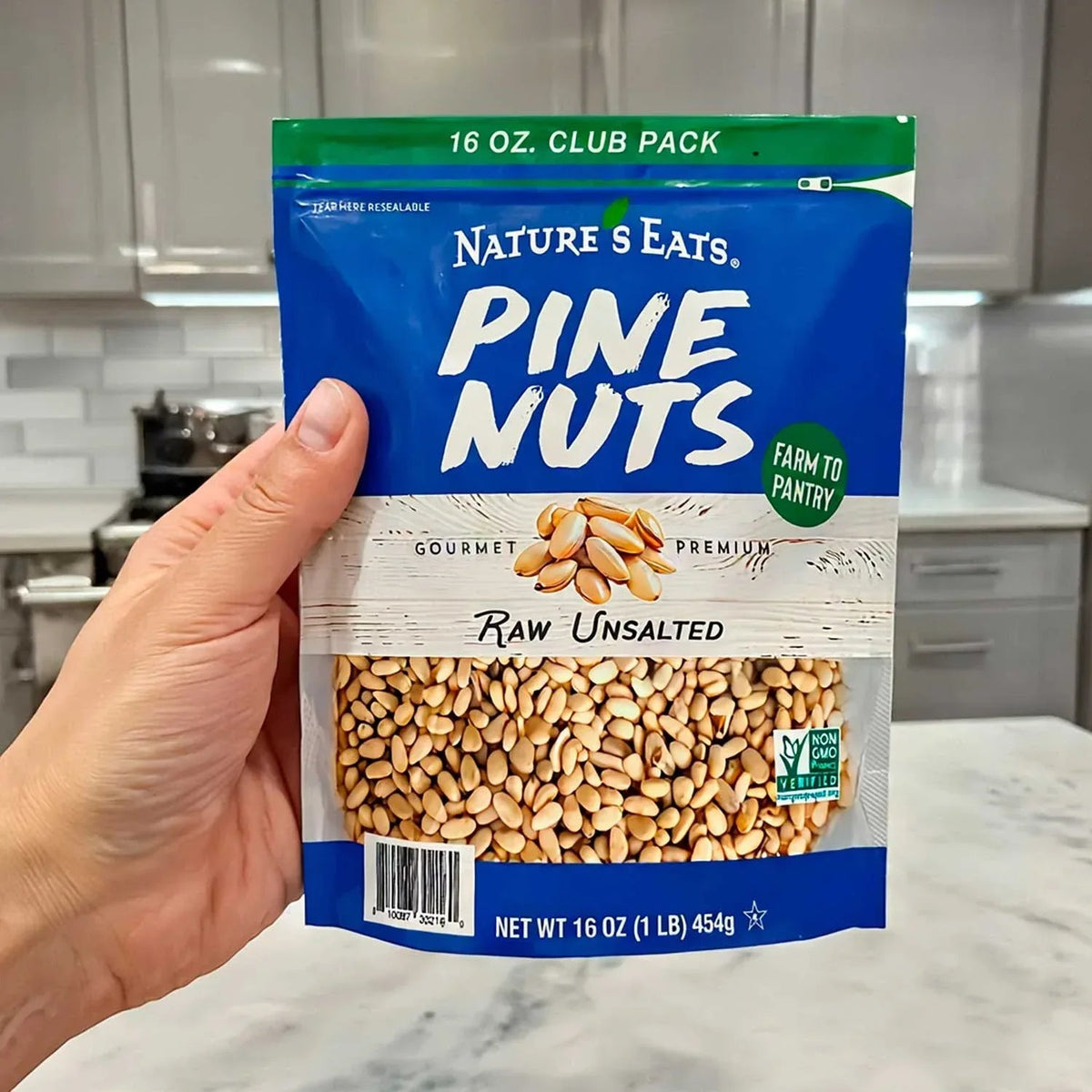 Nature's Eats Pine Nuts, 16 oz.