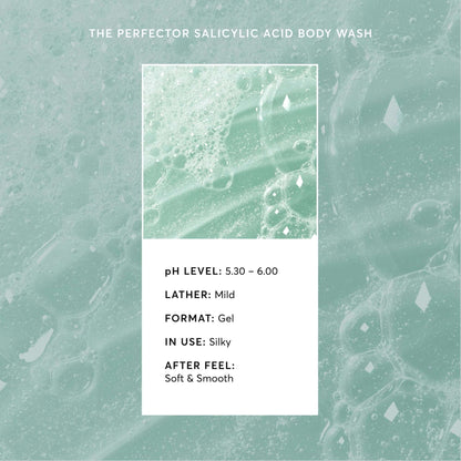 Naturium The Perfector Salicylic Acid Body Wash, Gentle & Smoothing Cleanser, 16.9 fl oz