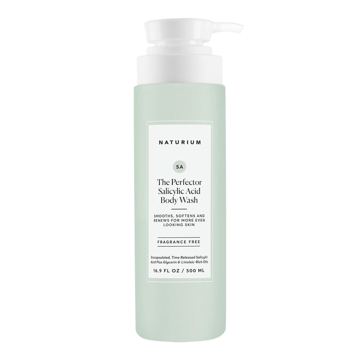 Naturium The Perfector Salicylic Acid Body Wash, Gentle & Smoothing Cleanser, 16.9 fl oz