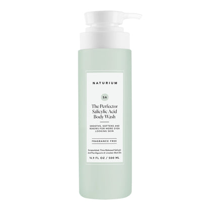 Naturium The Perfector Salicylic Acid Body Wash, Gentle & Smoothing Cleanser, 16.9 fl oz