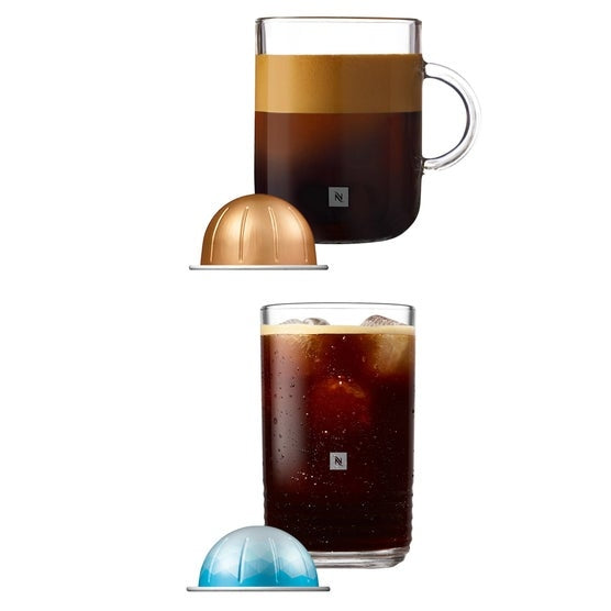 Nespresso Vertuo Pop+ Cold Value Added Bundle by De'Longhi, Liquorice Black, Costco Shop Card Included