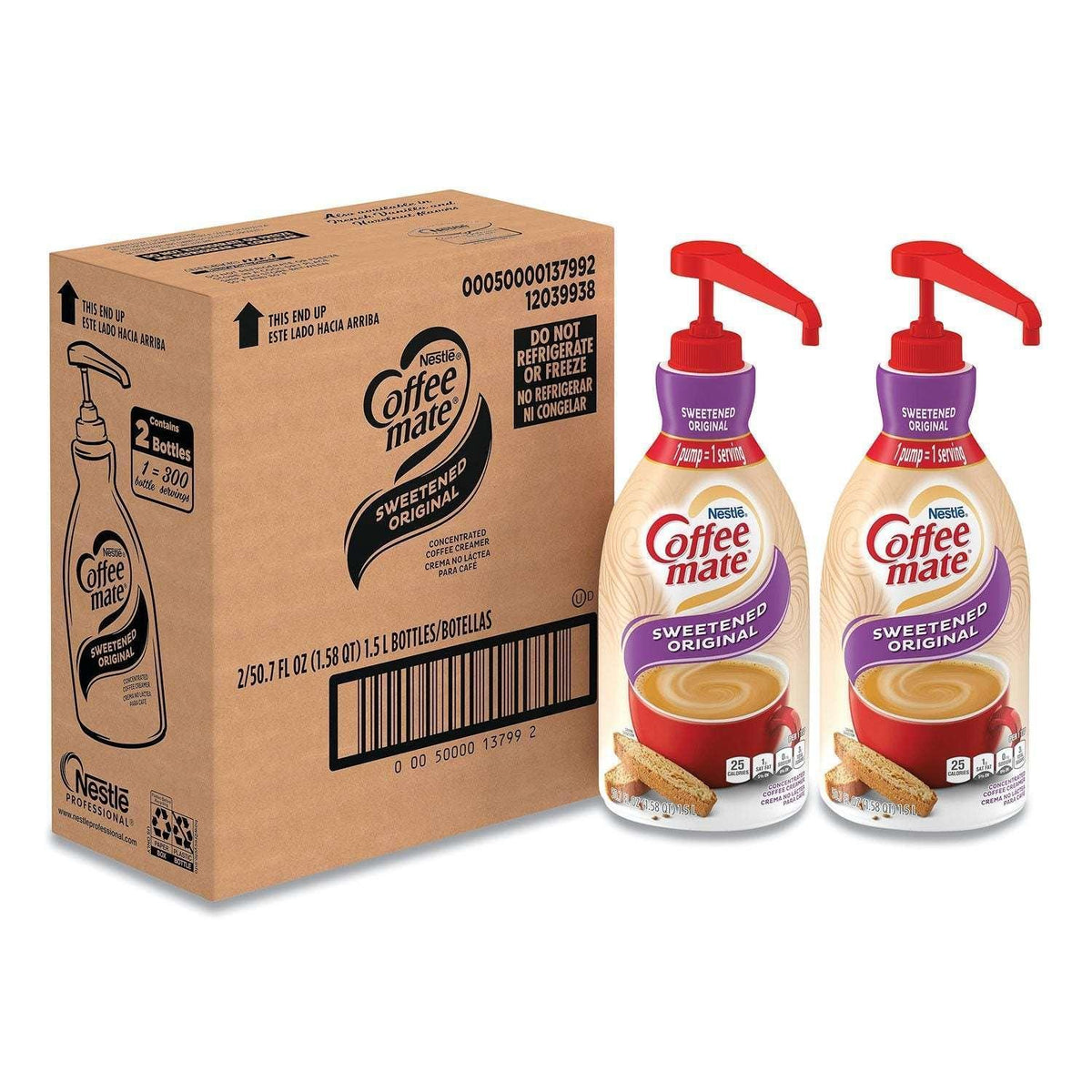 Nestle Coffee-mate Coffee Creamer, Sweetened Original, 50.7 fl. oz., 2 pk.