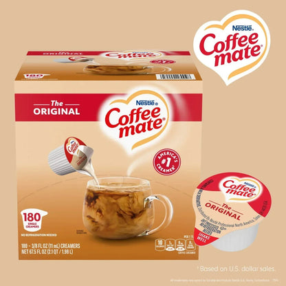Nestle Coffee-mate Coffee Creamer Singles, Original 180 ct.