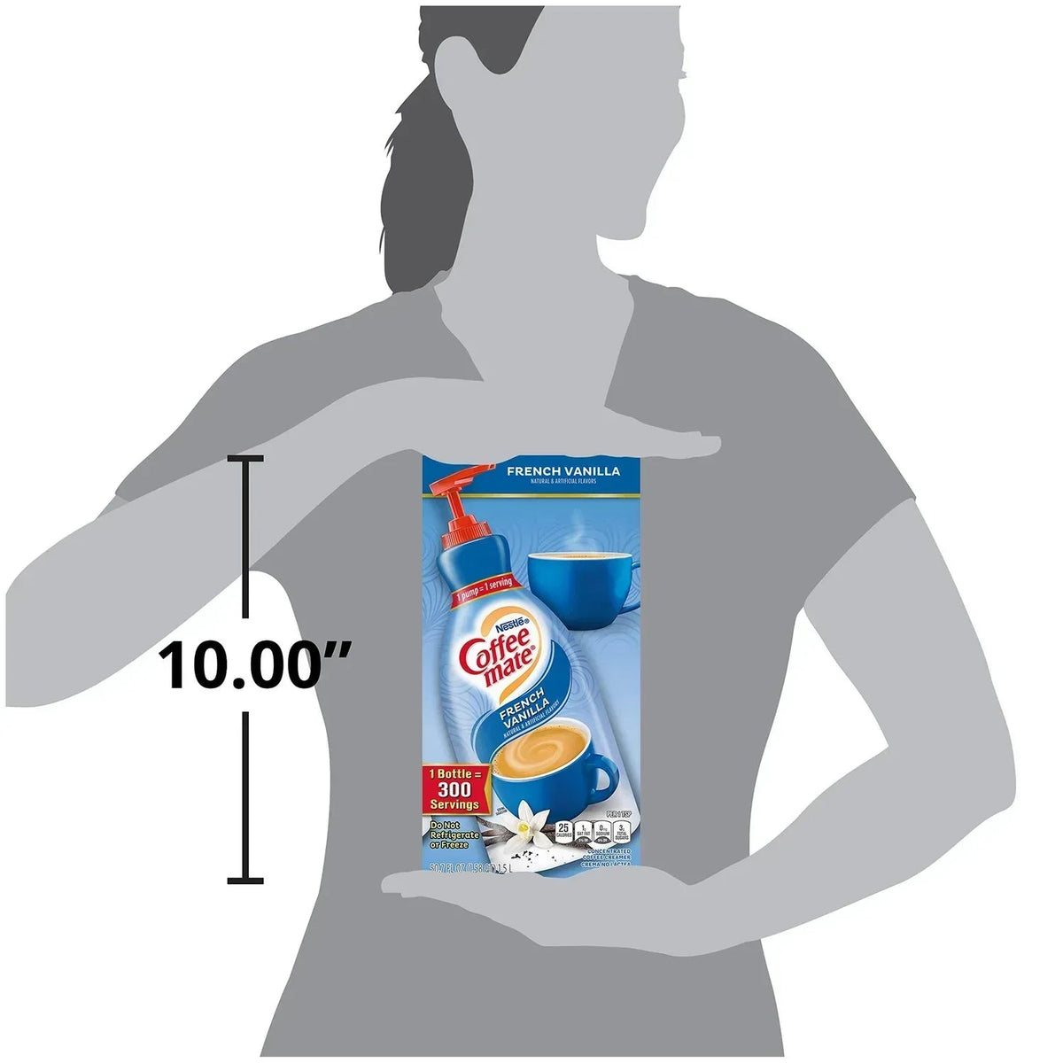 Nestle Coffee mate Liquid Creamer Pump, French Vanilla, 50.7 fl. oz.