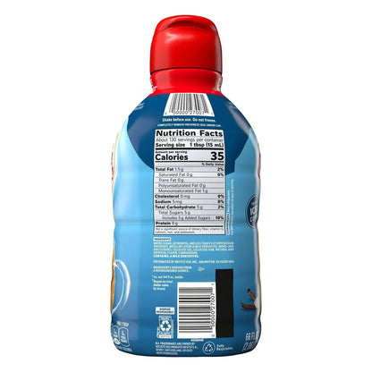 Nestle Coffee mate Liquid Non-Dairy Refrigerated Coffee Creamer, French Vanilla, 66 fl. oz.