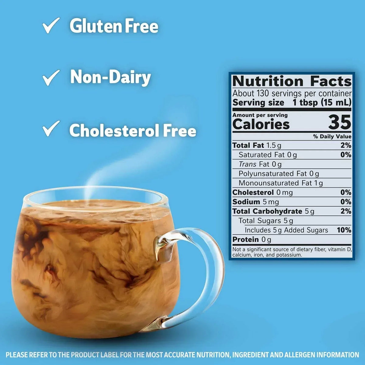 Nestle Coffee mate Liquid Non-Dairy Refrigerated Coffee Creamer, French Vanilla, 66 fl. oz.