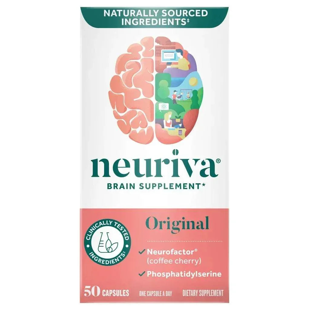 Neuriva Original Brain Health Supplement Capsules – 50 Count