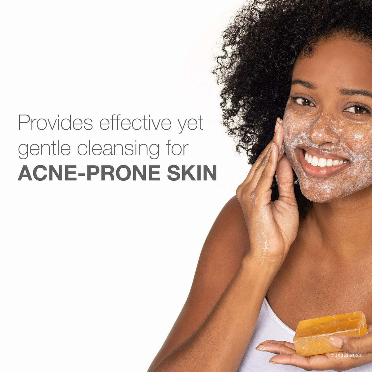 Neutrogena Acne Face Wash Bar, Acne Treatment for Acne-Prone Skin, Facial Cleanser, 3.5 oz